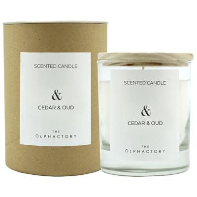 Свеча AMBIENTAIR Свеча ароматическая the olphactory, &, cedar&oud, 40 ч арт. VV401SWTO