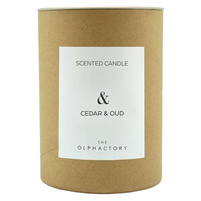 Свеча AMBIENTAIR Свеча ароматическая the olphactory, &, cedar&oud, 40 ч арт. VV401SWTO