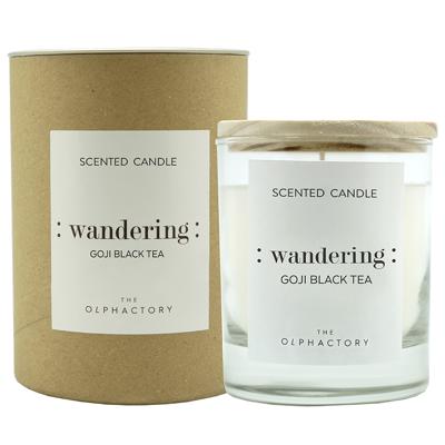 Свеча AMBIENTAIR Свеча ароматическая the olphactory, wandering, goji black tea, 40 ч арт. VV401GJTO