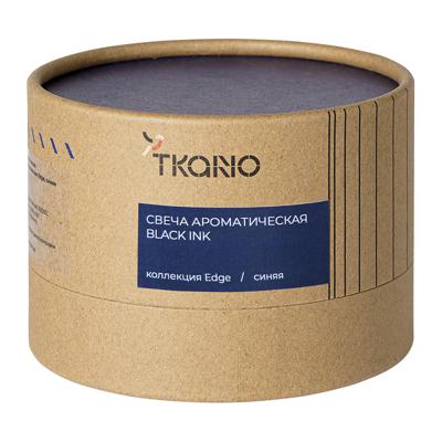 Свеча Tkano Свеча ароматическая black ink из коллекции edge, синий, 30 ч арт. TK23-ARO0007