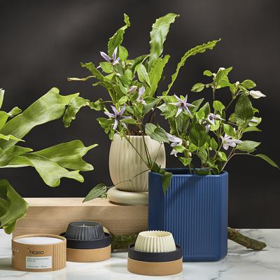 Свеча Tkano Свеча ароматическая cypress, jasmine & patchouli из коллекции edge, серый, 30 ч арт. TK23-ARO0033