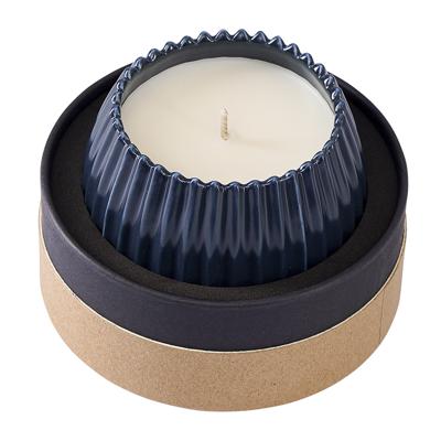Свеча Tkano Свеча ароматическая cypress, jasmine & patchouli из коллекции edge, синий, 30 ч арт. TK23-ARO0009