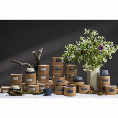 Свеча Tkano Свеча ароматическая nutmeg, leather & vanilla из коллекции edge, серый, 30 ч арт. TK23-ARO0030