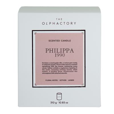 Свеча AMBIENTAIR Свеча ароматическая the olphactory, white insignia, philippa 1990, 60 ч арт. VV060PHWTO