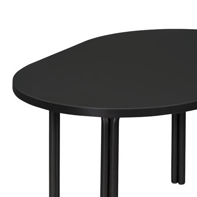 Стол LATITUDE Столик кофейный ror, 75х50 см, черный арт. RORTBL_C_OBKBKBK
