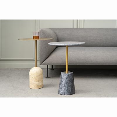 Стол Bergenson Bjorn Столик кофейный gryd, D40 см, золотистый арт. BB000037