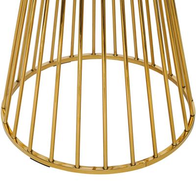 Стол Bergenson Bjorn Стол обеденный tyra, D110 см, белый/золотой арт. BB0000120