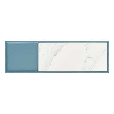 Стол Bergenson Bjorn Стол консольный mayen, 120х35х76 см, белый/бирюзовый арт. BB0000504