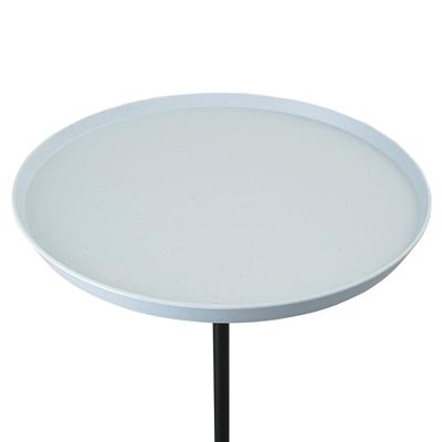 Стол Bergenson Bjorn Столик кофейный sustainable collection, D38 см, серо-голубой/черный арт. BB0000146