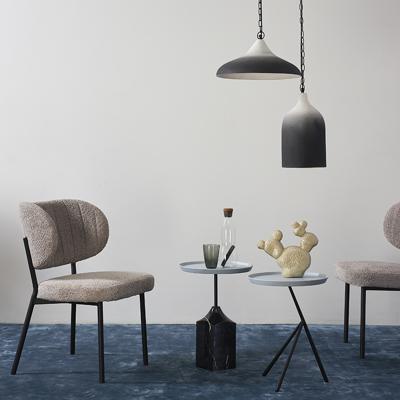Стол Bergenson Bjorn Столик кофейный sustainable collection, D38 см, серый/черно-белый арт. BB0000147