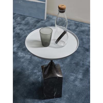 Стол Bergenson Bjorn Столик кофейный sustainable collection, D38 см, серый/черно-белый арт. BB0000147