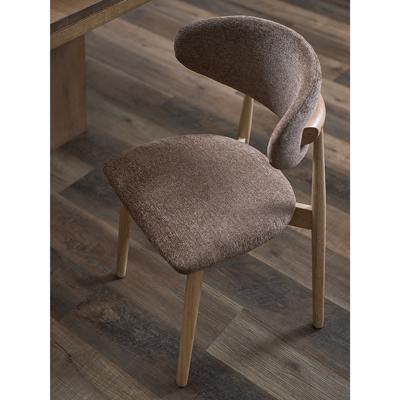 Стул Bergenson Bjorn Стул stone, мягкий шенилл, кофе с молоком арт. BB0000663