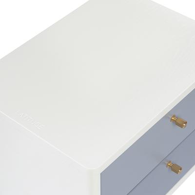 Комод LATITUDE Тумба прикроватная saga, hordur, 55х40х50 см, белая арт. SGNSTDHRDRWH