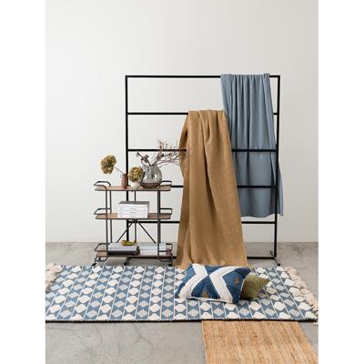 Ковер Tkano Ковер из хлопка синего цвета argyle из коллекции ethnic, 70х160 см арт. TK18-DR0001