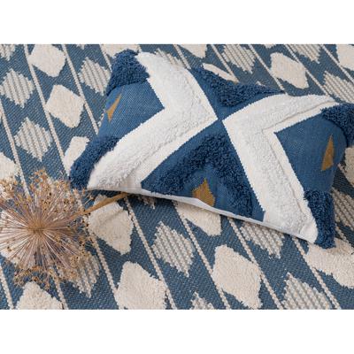 Ковер Tkano Ковер из хлопка синего цвета argyle из коллекции ethnic, 70х160 см арт. TK18-DR0001