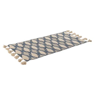 Ковер Tkano Ковер из хлопка синего цвета argyle из коллекции ethnic, 70х160 см арт. TK18-DR0001