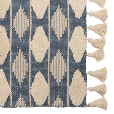 Ковер Tkano Ковер из хлопка синего цвета argyle из коллекции ethnic, 160х230 см арт. TK20-DR0038