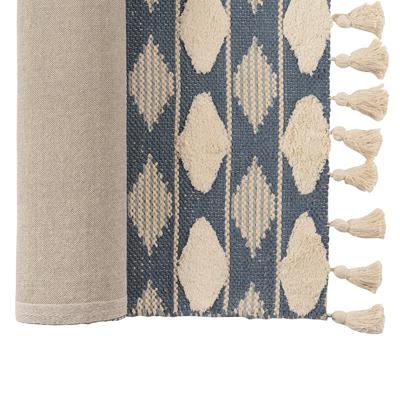 Ковер Tkano Ковер из хлопка синего цвета argyle из коллекции ethnic, 160х230 см арт. TK20-DR0038