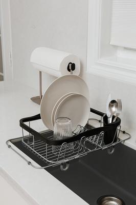 Сушилка Umbra Сушилка для посуды sinkin, 28х14х47 см, черный, никель арт. 1004292-047