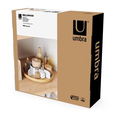 Остальные предметы Umbra Органайзер для специй bellwood, белый/натуральное дерево арт. 1019936-668