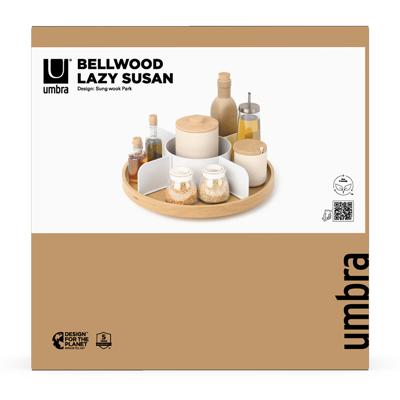 Остальные предметы Umbra Органайзер для специй bellwood, белый/натуральное дерево арт. 1019936-668