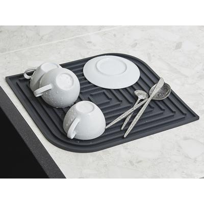 Остальные предметы ЯЯЯ Коврик для сушки посуды dry flex, 34,5х31,5 см, графит арт. SS0000123