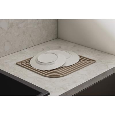 Остальные предметы ЯЯЯ Коврик для сушки посуды dry flex, 34,6х44,6 см, бежевый арт. SS0000124