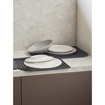 Остальные предметы ЯЯЯ Коврик для сушки посуды dry flex, 34,6х44,6 см, графит арт. SS000089