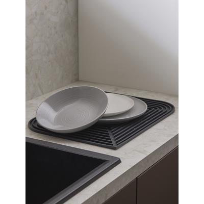 Остальные предметы ЯЯЯ Коврик для сушки посуды dry flex, 34,6х44,6 см, графит арт. SS000089
