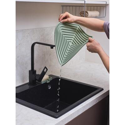 Остальные предметы ЯЯЯ Коврик для сушки посуды dry flex, 34,6х44,6 см, шалфей арт. SS0000259