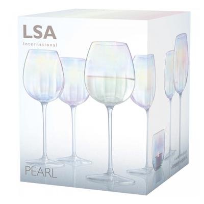Набор LSA International Набор бокалов для белого вина pearl, 325 мл, 4 шт. арт. G1332-12-401