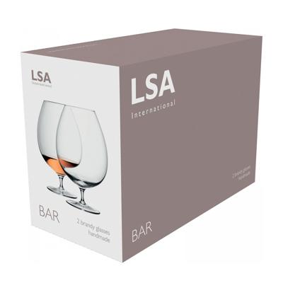 Бокал LSA International Набор бокалов для бренди bar, 900 мл, 2 шт. арт. G709-32-991