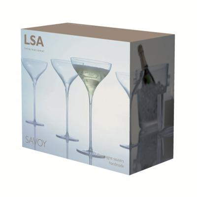 Набор LSA International Набор креманок для шампанского savoy, 250 мл, 2 шт. арт. G245-09-301