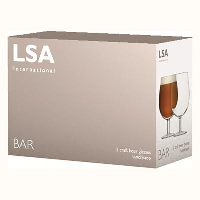 Набор LSA International Набор бокалов для пива bar, 550 мл, 2 шт. арт. G1227-23-991