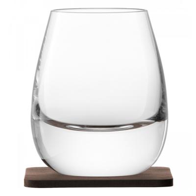 Набор LSA International Набор стаканов с деревянными подставками islay whisky, 250 мл, 2 шт. арт. G1213-09-301