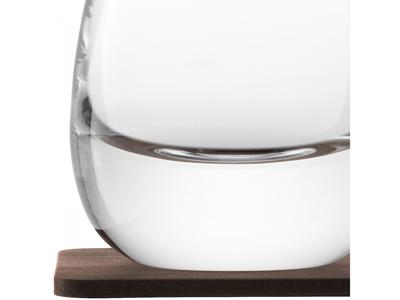 Набор LSA International Набор стаканов с деревянными подставками islay whisky, 250 мл, 2 шт. арт. G1213-09-301