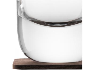 Набор LSA International Набор стаканов с деревянными подставками renfrew whisky, 270 мл, 2 шт. арт. G1211-09-301