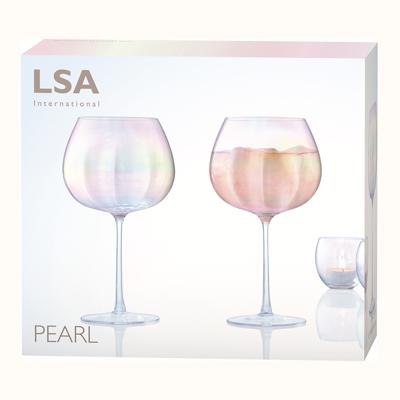 Бокал LSA International Набор бокалов pearl, 650 мл, 2 шт. арт. G1443-23-916