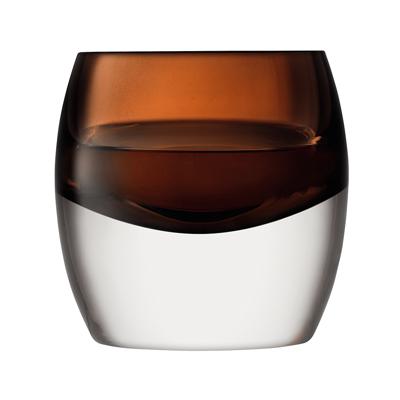 Стакан LSA International Набор низких стаканов whisky club, 230 мл, коричневый, 2 шт. арт. G1532-08-866