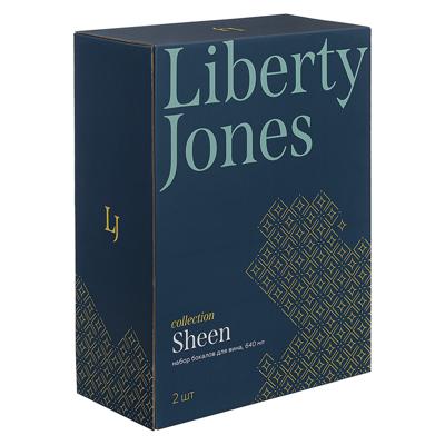 Бокал ЯЯЯ Набор бокалов для вина sheen, 640 мл, 2 шт. арт. PS_LJ_SN_RWGLS640_2