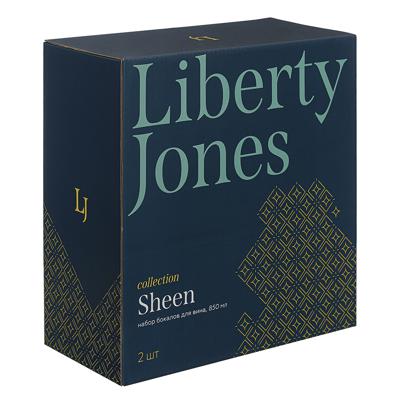Бокал ЯЯЯ Набор бокалов для вина sheen, 850 мл, 2 шт. арт. PS_LJ_SN_RWGLS850_2