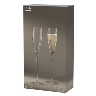 Бокал LSA International Набор бокалов для шампанского wine, 160 мл, 2 шт. арт. G279-07-991B