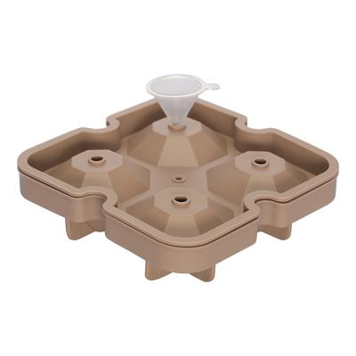 Бар ЯЯЯ Форма для льда ice diamond, пепельно-розовая арт. SS0000142