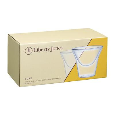 Бар ЯЯЯ Набор креманок с двойными стенками pure, 250 мл, 2 шт. арт. LJ0000372