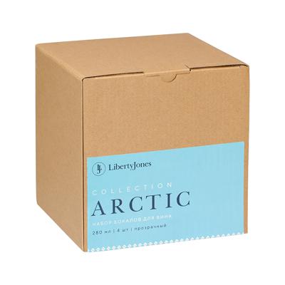 Бокал ЯЯЯ Набор бокалов из акрила arctic для вина, 280 мл, прозрачный, 4 шт. арт. LJ0000430