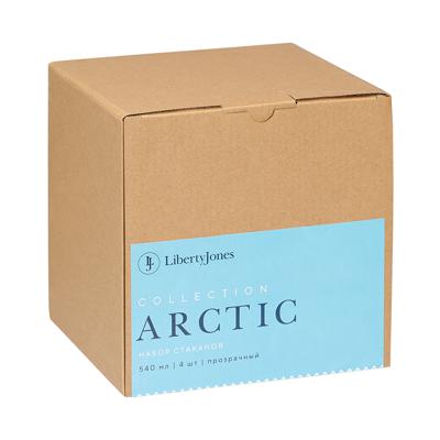 Стакан ЯЯЯ Набор стаканов из акрила arctic, 540 мл, прозрачный, 4 шт. арт. LJ0000429