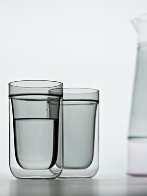 Стакан ЯЯЯ Набор стаканов pure, 280 мл, дымчато-серые, 2 шт. арт. LJ0000421