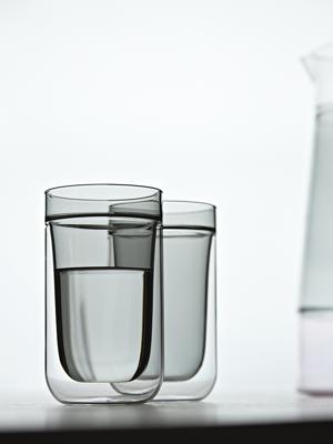 Стакан ЯЯЯ Набор стаканов pure, 280 мл, дымчато-серые, 2 шт. арт. LJ0000421
