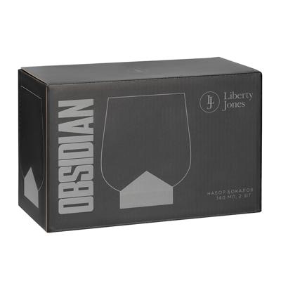 Бокал ЯЯЯ Набор бокалов obsidian, 380 мл, 2 шт. арт. LJ0000439