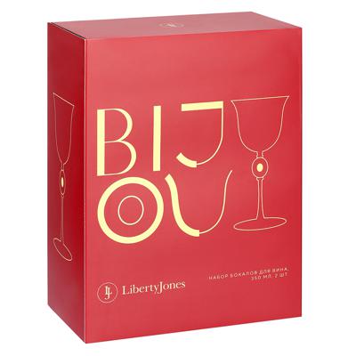 Бокал ЯЯЯ Набор бокалов для вина bijou, 350 мл, 2 шт. арт. LJ0000436